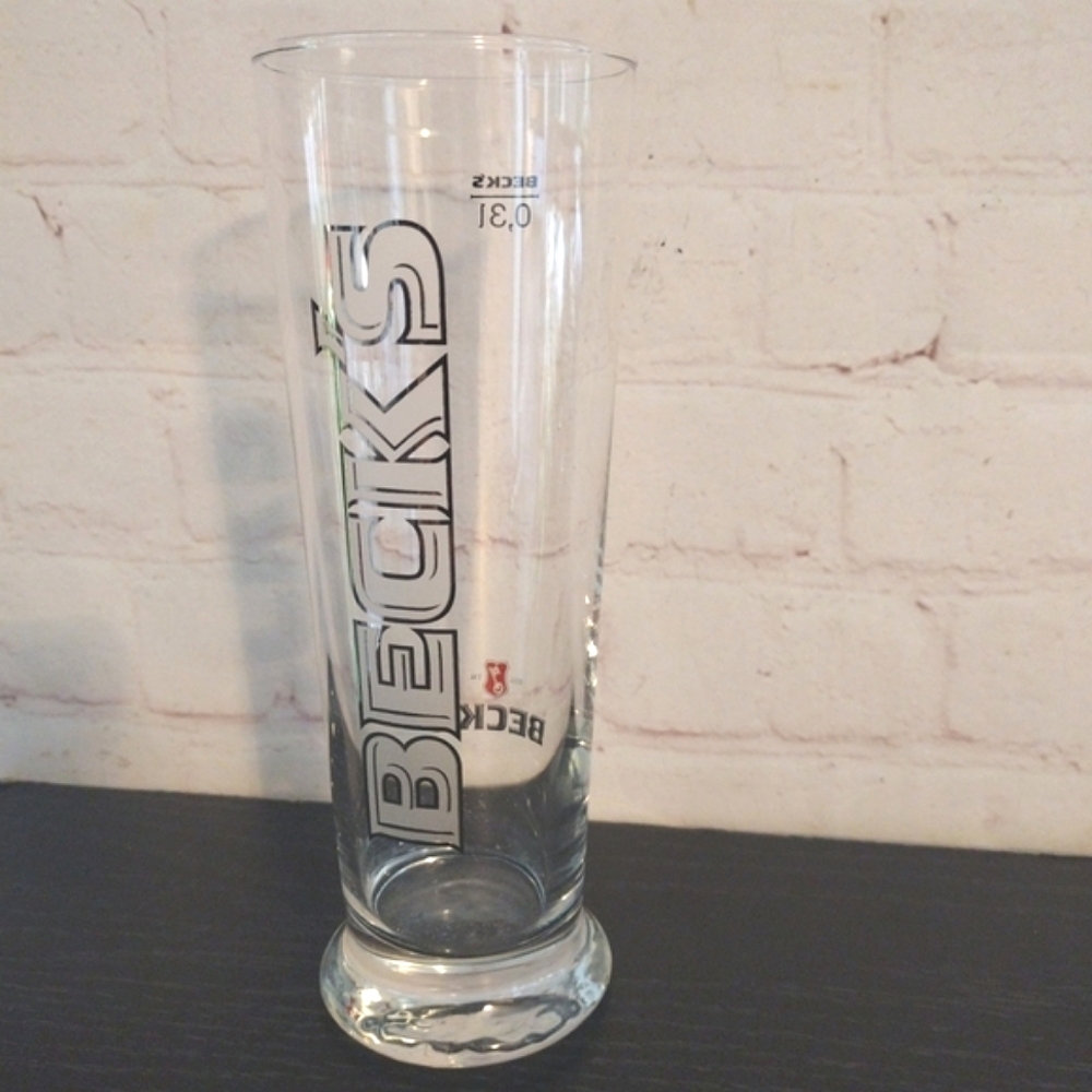 Beck's 0.3L Pilsner Beer Glass Germany